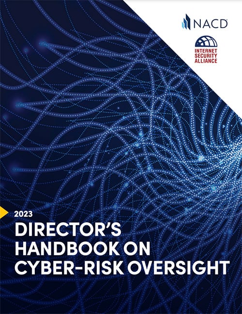 NACD Director’s Handbook Builds Support for Cyber Risk Quantification